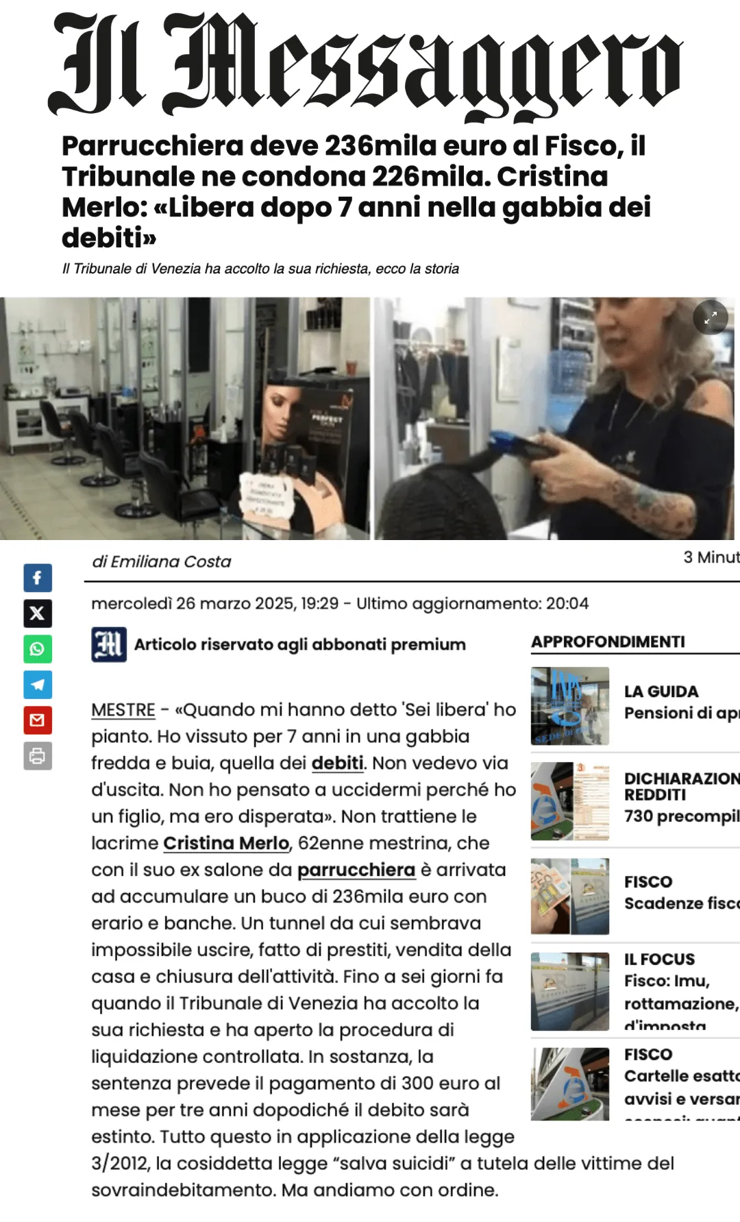 Rassegna stampa