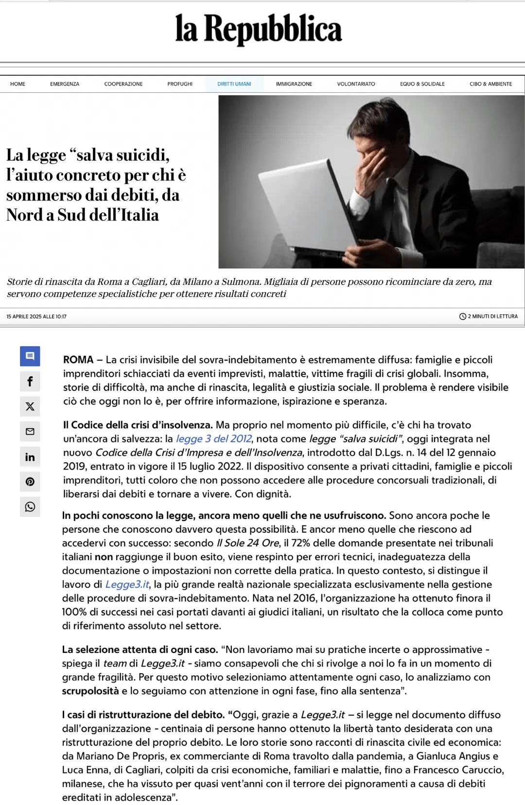 Rassegna stampa