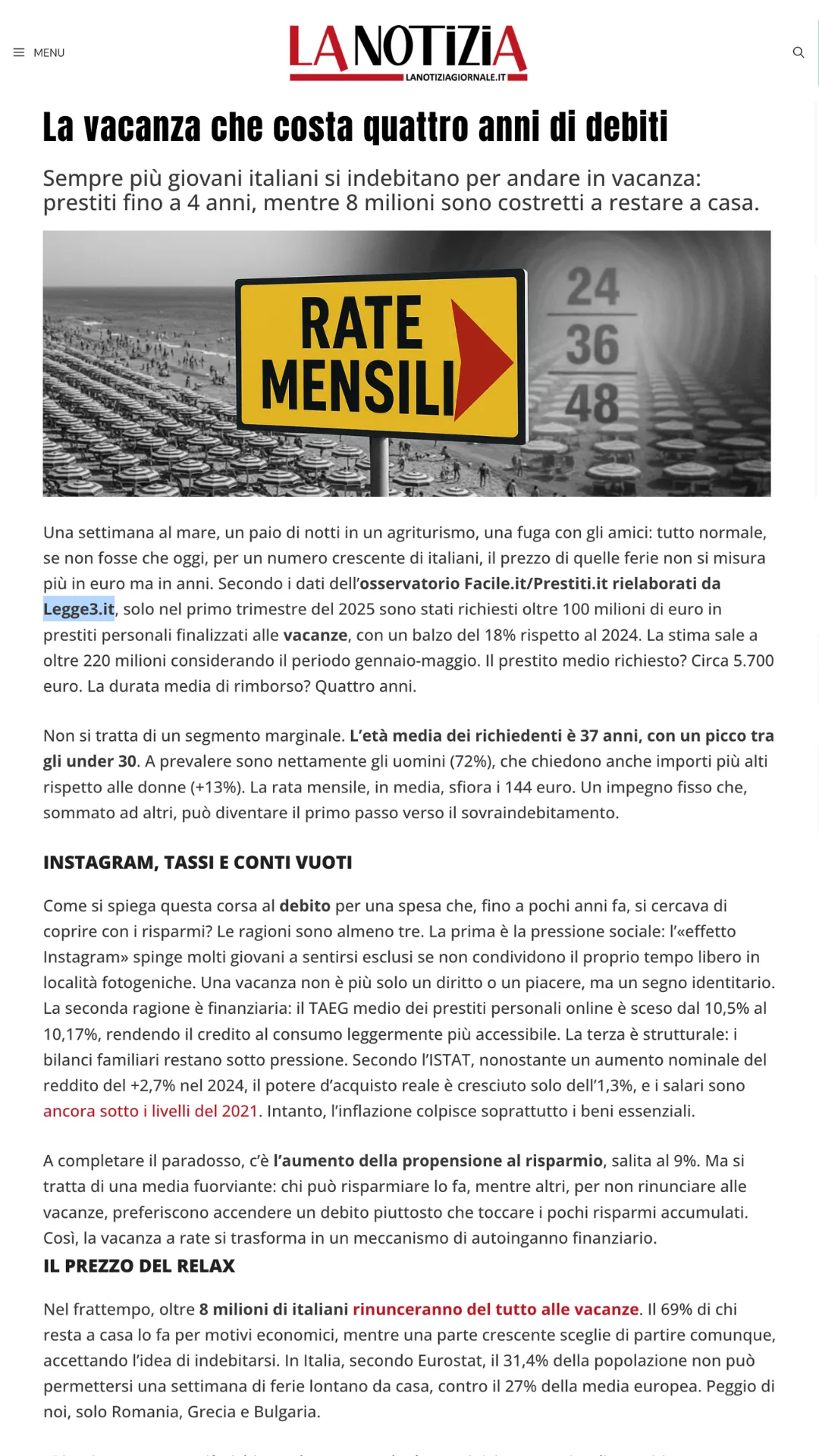 Rassegna stampa