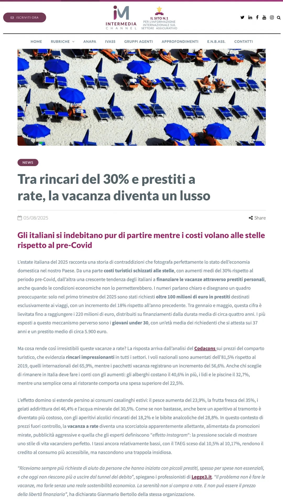 Rassegna stampa