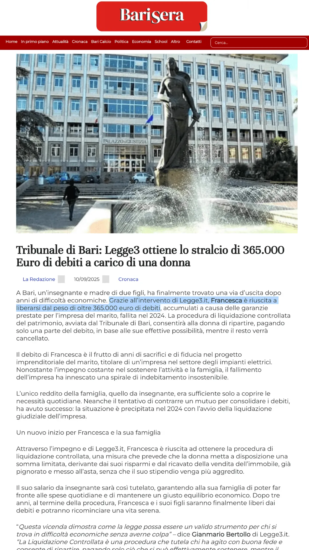 Rassegna stampa