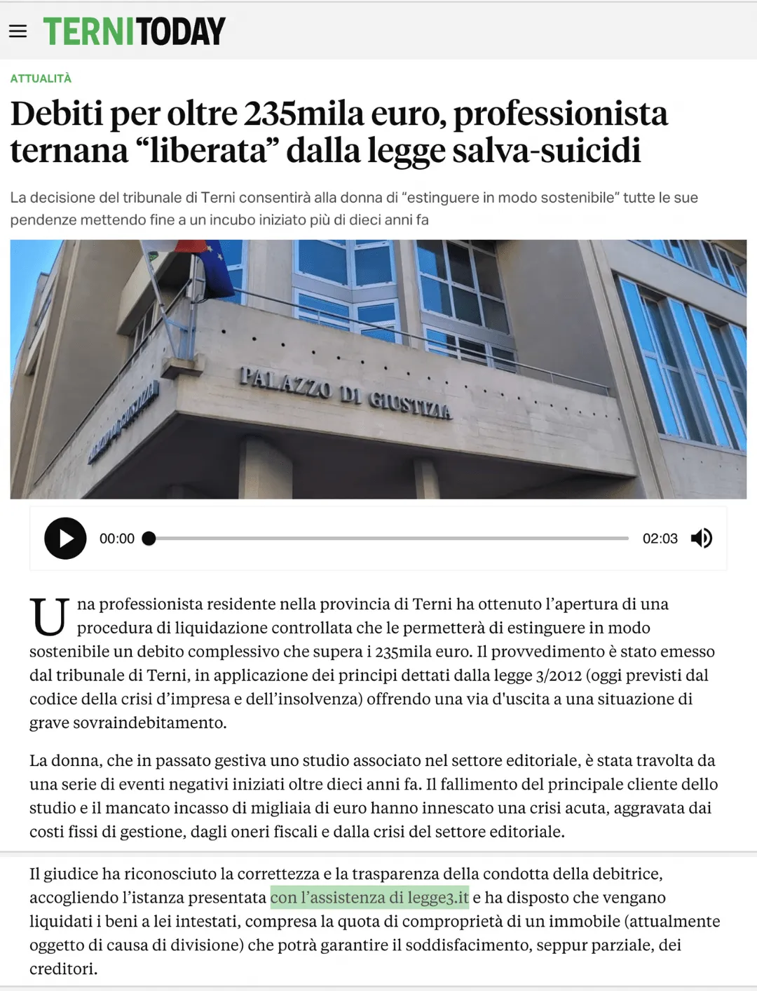 Rassegna stampa