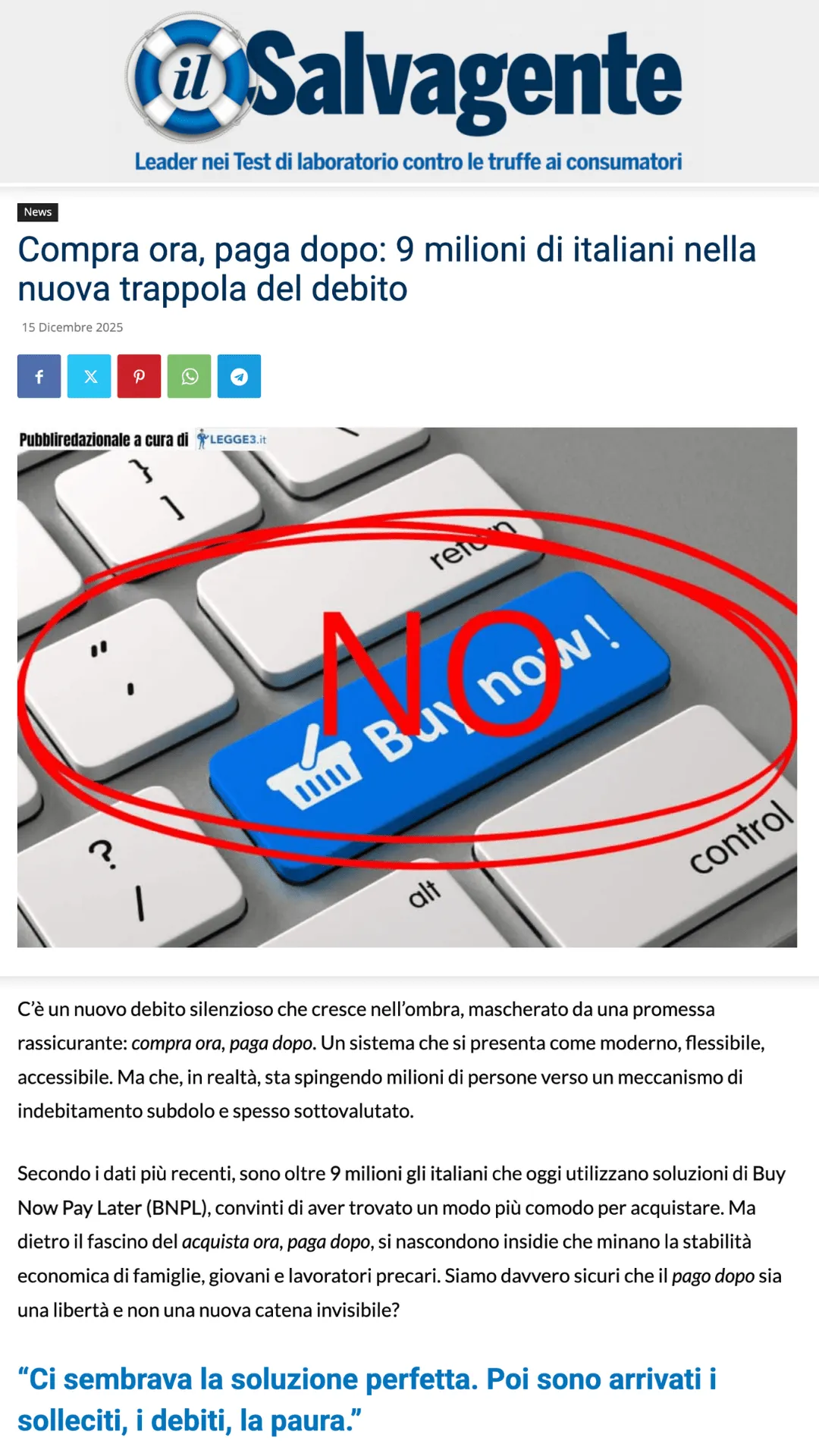 Rassegna stampa
