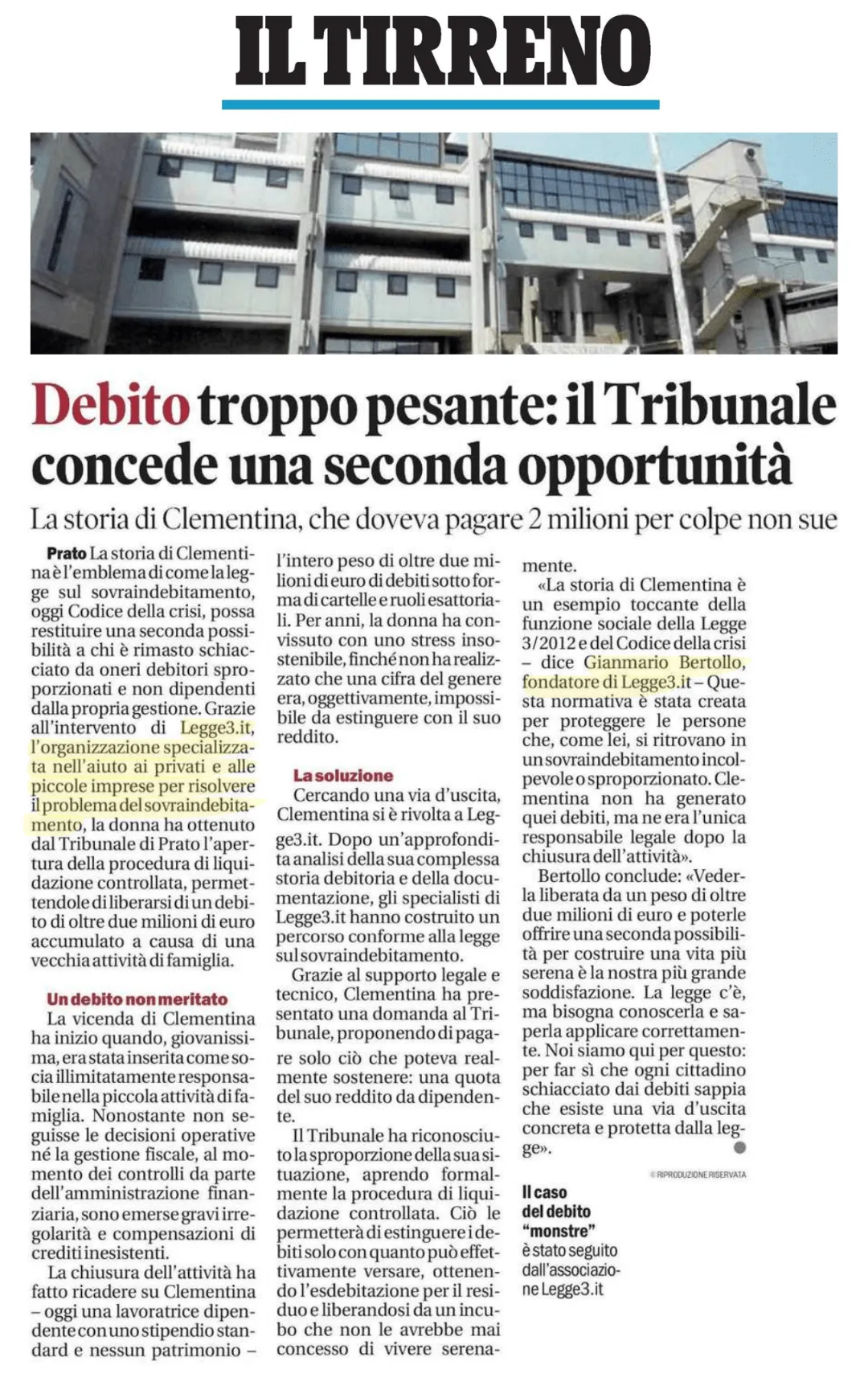Rassegna stampa