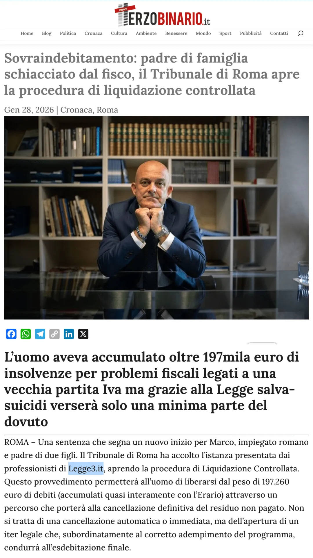 Rassegna stampa