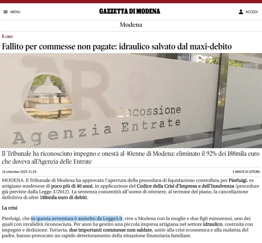 Rassegna stampa