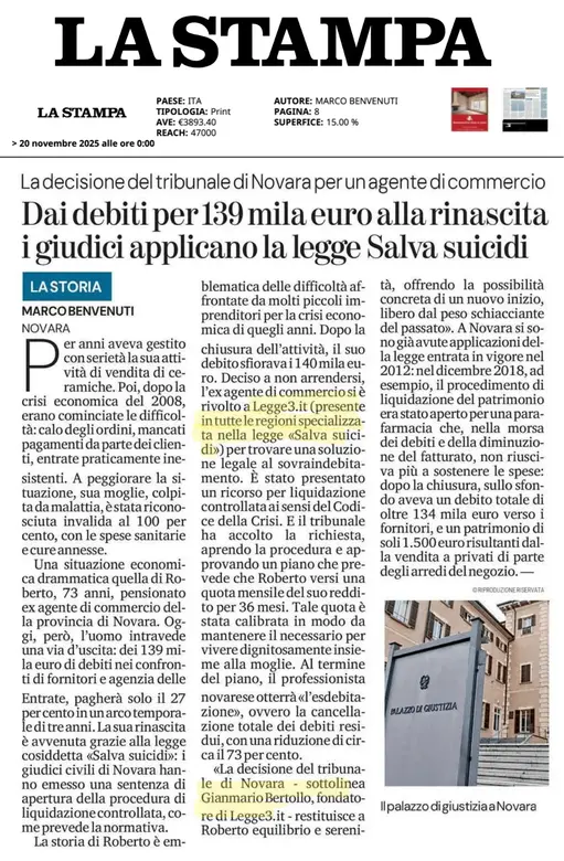 Rassegna stampa
