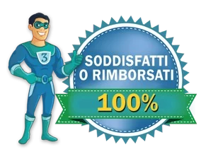 Garanzia 100% soddisfatti o rimborsati