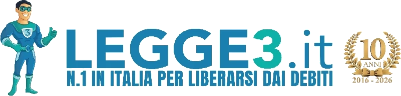 Legge3.it, N.1 in Italia per Liberarsi dai Debiti, 10 anni, 2016-2026